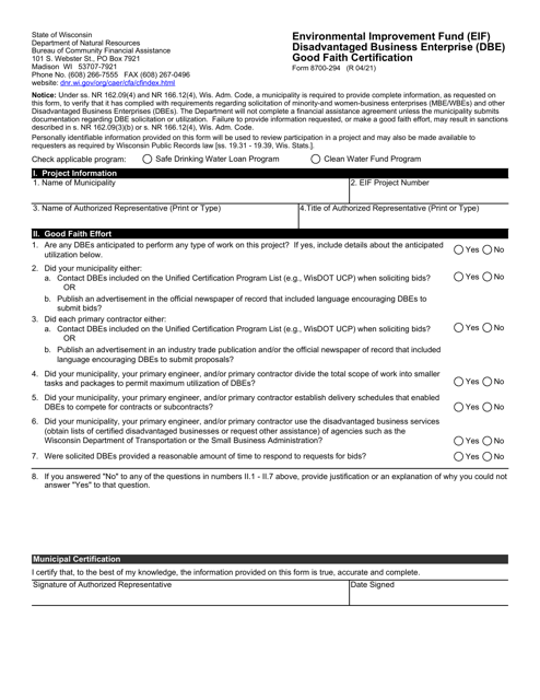 Form 8700-294  Printable Pdf