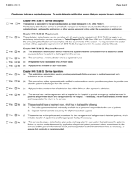 Form F-00518 Community Substance Abuse Services (Csas) Ambulatory Detoxification Service Initial Certification Application - Wisconsin, Page 2