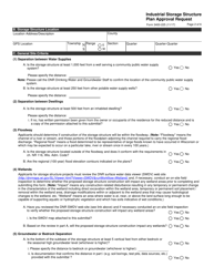 Form 3400-225 Industrial Storage Structure Plan Approval Request - Wisconsin, Page 2