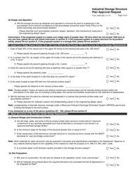 Form 3400-225 Industrial Storage Structure Plan Approval Request - Wisconsin, Page 3