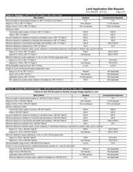 Form 3400-053 Land Application Site Request - Wisconsin, Page 4