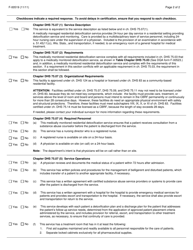 Form F-00519 &quot;Community Substance Abuse Service (Csas) Medically Managed Residential Detoxification Service Initial Certification Application&quot; - Wisconsin, Page 2
