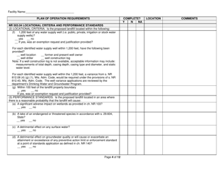 Form WA-1886 Plan of Operation Checklist for Small-Size Construction and Demolition (C &amp; D) Waste Landfills - Wisconsin, Page 4