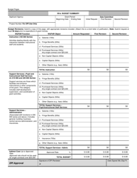 Uniform Grant Budget - Wisconsin, Page 4