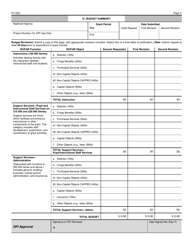 Form PI-1822 Budget Change Request - School-Based Mental Health Services Grant - Wisconsin, Page 3