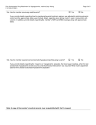 Form F-01749 Prior Authorization Drug Attachment for Hypoglycemics, Insulins Long-Acting - Wisconsin, Page 3