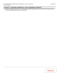 Form F-01749 Prior Authorization Drug Attachment for Hypoglycemics, Insulins Long-Acting - Wisconsin, Page 5