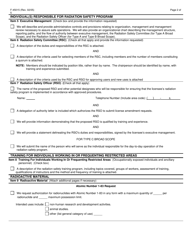 Form F-45015 Application for Radioactive Material License for Broad Scope - Wisconsin, Page 2