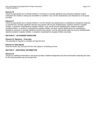 Instructions for Form F-02573 Prior Authorization Drug Attachment for Wakix - Wisconsin, Page 4