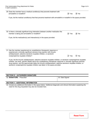 Form F-02573 Prior Authorization Drug Attachment for Wakix - Wisconsin, Page 4