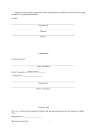 Form 4430-024 Performance Bond for Use by Hazardous Waste Facilities - Wisconsin, Page 3