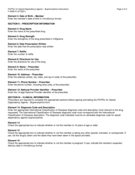 Instructions for Form F-00081 Prior Authorization/Preferred Drug List (Pa/Pdl) for Opioid Dependency Agents - Buprenorphine - Wisconsin, Page 2