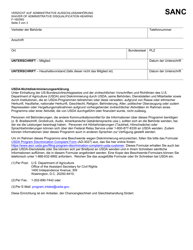 Form F-16039 Waiver of Administrative Disqualification Hearing - Wisconsin (German), Page 3