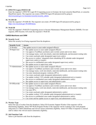 Instructions for Form F-00476 Cares Automated Systems Access Request - Wisconsin, Page 3