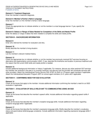 Instructions for Form F-02494 Prior Authorization/Speech-Generating Device Skills and Needs Profile Attachment - Wisconsin, Page 2