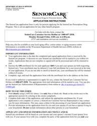 Document preview: Instructions for Form F-10076 Seniorcare Application - Wisconsin