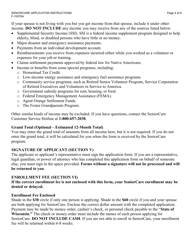 Instructions for Form F-10076 Seniorcare Application - Wisconsin, Page 4