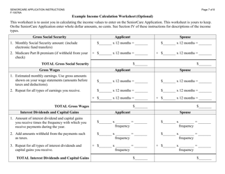 Instructions for Form F-10076 Seniorcare Application - Wisconsin, Page 7