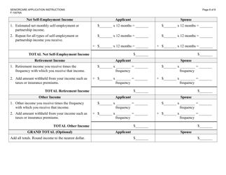 Instructions for Form F-10076 Seniorcare Application - Wisconsin, Page 8