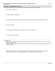 Form F-11037 Prior Authorization/Substance Abuse Day Treatment Attachment (Pa/Sadta) - Wisconsin, Page 3