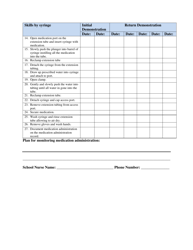 Gastrostomy Low Profile Medication by Syringe Skill Competency Test - Wisconsin, Page 2