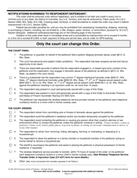 Form CV-404 Injunction - Domestic Abuse - Wisconsin, Page 2