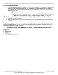 Form CV-404 Injunction - Domestic Abuse - Wisconsin, Page 3