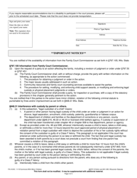 Form FA-4104V Summons With Minor Children - Wisconsin, Page 2