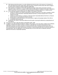 Form FA-4104V Summons With Minor Children - Wisconsin, Page 3