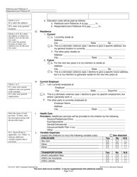 Form FA-4147V Proposed Parenting Plan - Wisconsin, Page 4