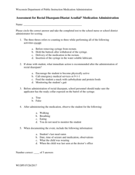 Document preview: Assessment for Rectal Diazepam-Diastat Acudial Medication Administration - Wisconsin