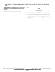 Form SC-303 Debtor&#039;s Answer Non-earnings Garnishment (Small Claims) - Wisconsin, Page 2
