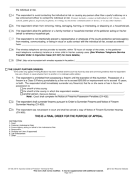 Form CV-430 Injunction - Individual at Risk - Wisconsin, Page 3