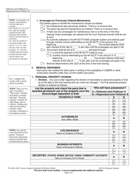 Form FA-4154V Divorce Judgment Addendum With Minor Children - Wisconsin, Page 2