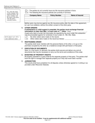 Form FA-4154V Divorce Judgment Addendum With Minor Children - Wisconsin, Page 9