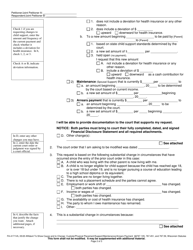 Form FA-4171VA Affidavit to Show Cause and to Change: Custody/Placement/Support/Maintenance - Wisconsin, Page 2