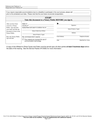 Form FA-4171VA Affidavit to Show Cause and to Change: Custody/Placement/Support/Maintenance - Wisconsin, Page 3