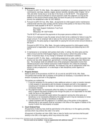 Form FA-1461VA Findings of Fact, Conclusions of Law, and Judgment Without Minor Children - Wisconsin, Page 4