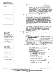 Form FA-4175V Decision and Order on Motion or Order to Show Cause to: Change of Legal Custody, Physical Placement, Child Support, Maintenance, Other - Wisconsin, Page 4