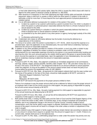 Form FA-614 Order Relating to Paternity/Legal Custody/Physical Placement/Visitation/Child Support/Health Care Expenses - Wisconsin, Page 4