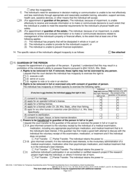 Form GN-3100 Petition for Temporary Guardianship and/or Permanent Guardianship Due to Incompetency (Adult Guardianship) - Wisconsin, Page 3
