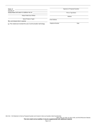 Form GN-3140 Statement of Acts by Proposed Guardian and Consent to Serve as Guardian (Adult Guardianship) - Wisconsin, Page 2