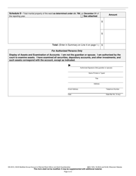 Form GN-3510 Modified Annual Account of Married Ward (Minor and Adult Guardianship) - Wisconsin, Page 3
