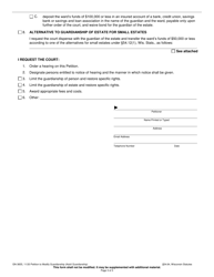 Form GN-3655 Petition to Modify Guardianship (Adult Guardianship) - Wisconsin, Page 3
