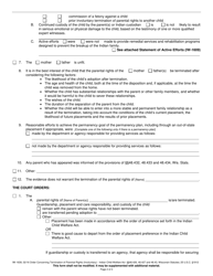 Form IW-1639 Order Concerning Termination of Parental Rights (Involuntary) - Indian Child Welfare Act - Wisconsin, Page 2