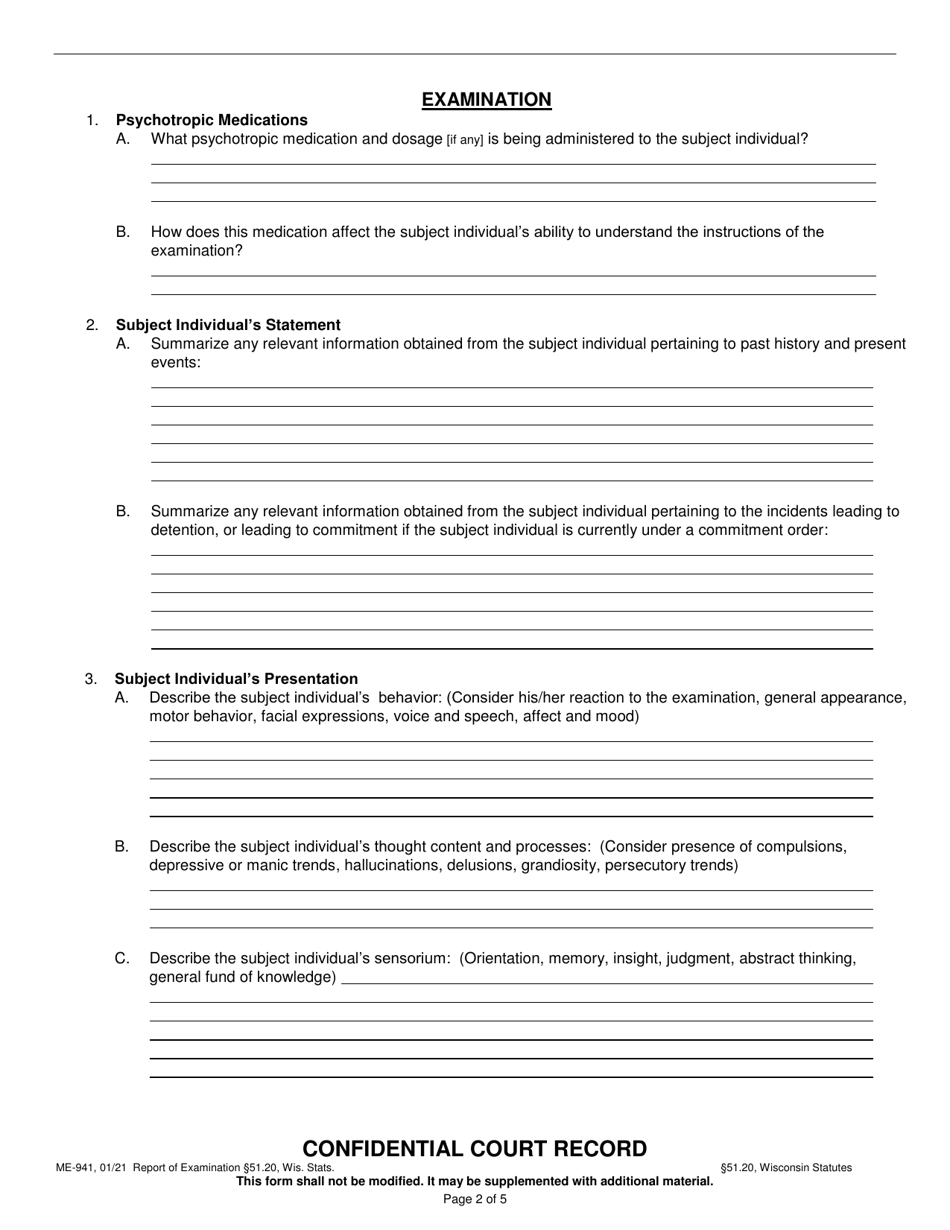 Form ME-941 - Fill Out, Sign Online and Download Printable PDF ...