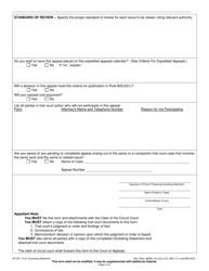 Form AP-027 Docketing Statement - Wisconsin, Page 2