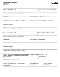 Form F-10112 Medicaid - Disability Application - Wisconsin, Page 3