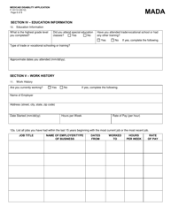 Form F-10112 Medicaid - Disability Application - Wisconsin, Page 6