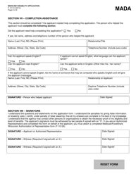 Form F-10112 Medicaid - Disability Application - Wisconsin, Page 8